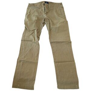 American Eagle Adult Mens 30x32 Tan Khaki Chino Pants